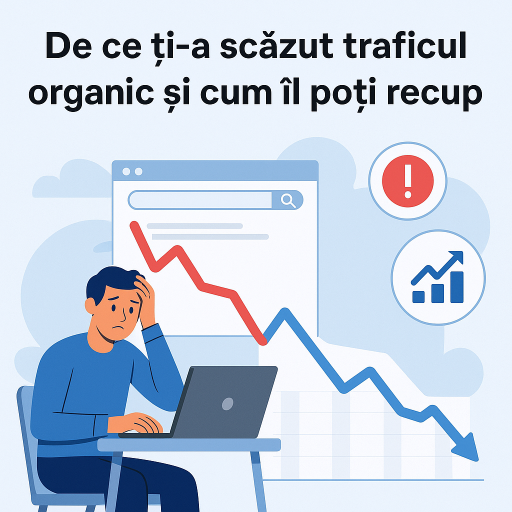De ce ți-a scăzut traficul organic și cum îl poți recupera